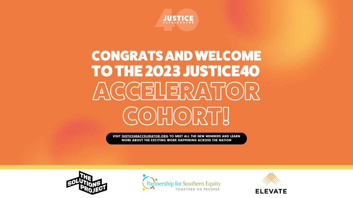 #Justice40Accelerator has revolutionized what’s possible in public funding. The program has helped 101 organizations secure $43 million to advance community-led climate justice solutions! Meet some of the members of our 3rd cohort of organizations.