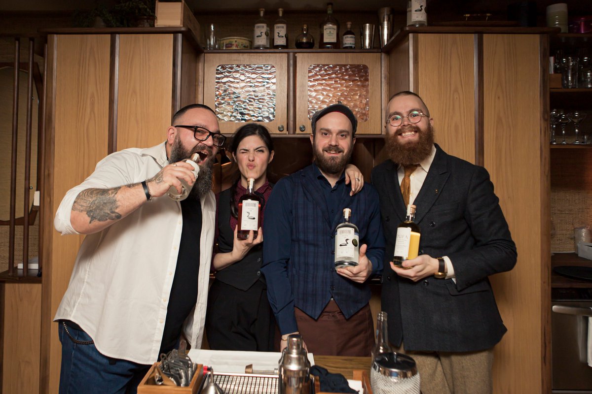 ginhimbrimi's tweet photo. We are delighted with @TheJerryThomas  visit!. It marks the celebration of our fruitful collaboration over the past two years. Stay tuned for an immersive experience that reflects the unique beauty and culture of Iceland. Cheers to many more successful years ahead! 🥃 https://t.co/VMK6pmfXCx