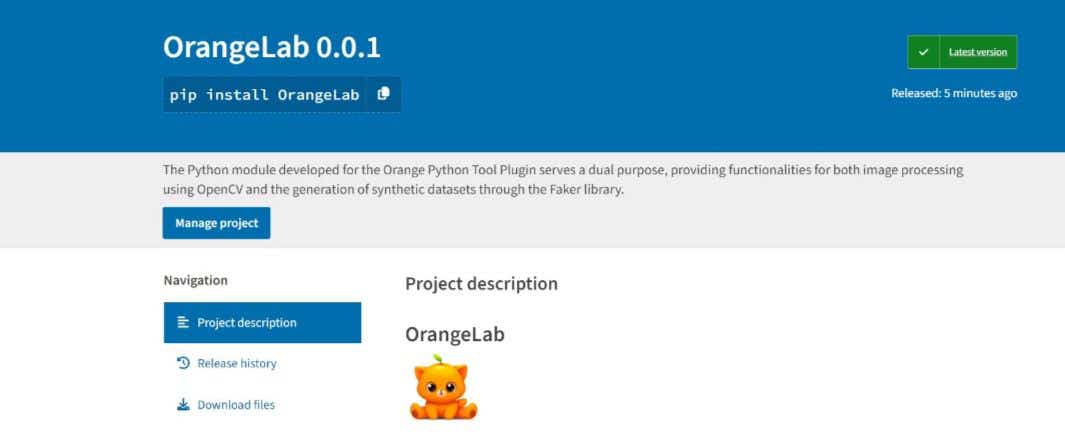 NagiPragalathan's tweet photo. 🚀 Exciting News! Introducing #OrangeLab 🍊🧪: Your go-to Python tool for image processing with OpenCV and synthetic dataset generation using Faker! Perfect for #DataScie #ImageProcessing, and more! 🌐 Explore on PyPI : https://t.co/a6IQcT8ptB | 🛠️ GitHub: https://t.co/EvFpTV6P0t https://t.co/M6Aez068Hp