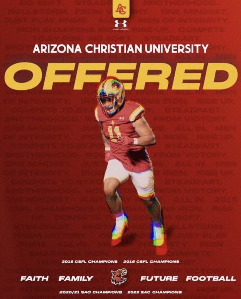 Eric Rivera (@eriicc_21k) on Twitter photo Blessed to receive an offer from Arizona Christian University!! <a href="/CoachM_Justin/">Marcellus Justin</a> <a href="/KelleyBeMoore/">Kelley Moore</a> <a href="/firestormfb/">ACU Football 🔥</a> <a href="/JeffBowenACU/">Jeff Bowen</a> <a href="/HaydenTrujillo_/">Hayden Trujillo</a> <a href="/CoachBANelson/">Coach Brett Nelson</a> <a href="/CoachHarrisACU/">Ben Harris ACU</a> <a href="/coachtwill88/">Coach Will</a> <a href="/Le0nthomas/">Leon Thomas</a> <a href="/coachboom_acu/">Coach “Boom” Bain, ACU</a> <a href="/anthny_garcia/">Anthony Garcia</a> <a href="/CoachEarly_MHS/">Lamar Early</a> <a href="/MillenniumFB/">Millennium Football</a> <a href="/premiumsportsla/">Premium Sports</a> Blessed to receive an offer from Arizona Christian University!! <a href="/CoachM_Justin/">Marcellus Justin</a> <a href="/KelleyBeMoore/">Kelley Moore</a> <a href="/firestormfb/">ACU Football 🔥</a> <a href="/JeffBowenACU/">Jeff Bowen</a> <a href="/HaydenTrujillo_/">Hayden Trujillo</a> <a href="/CoachBANelson/">Coach Brett Nelson</a> <a href="/CoachHarrisACU/">Ben Harris ACU</a> <a href="/coachtwill88/">Coach Will</a> <a href="/Le0nthomas/">Leon Thomas</a> <a href="/coachboom_acu/">Coach “Boom” Bain, ACU</a> <a href="/anthny_garcia/">Anthony Garcia</a> <a href="/CoachEarly_MHS/">Lamar Early</a> <a href="/MillenniumFB/">Millennium Football</a> <a href="/premiumsportsla/">Premium Sports</a>