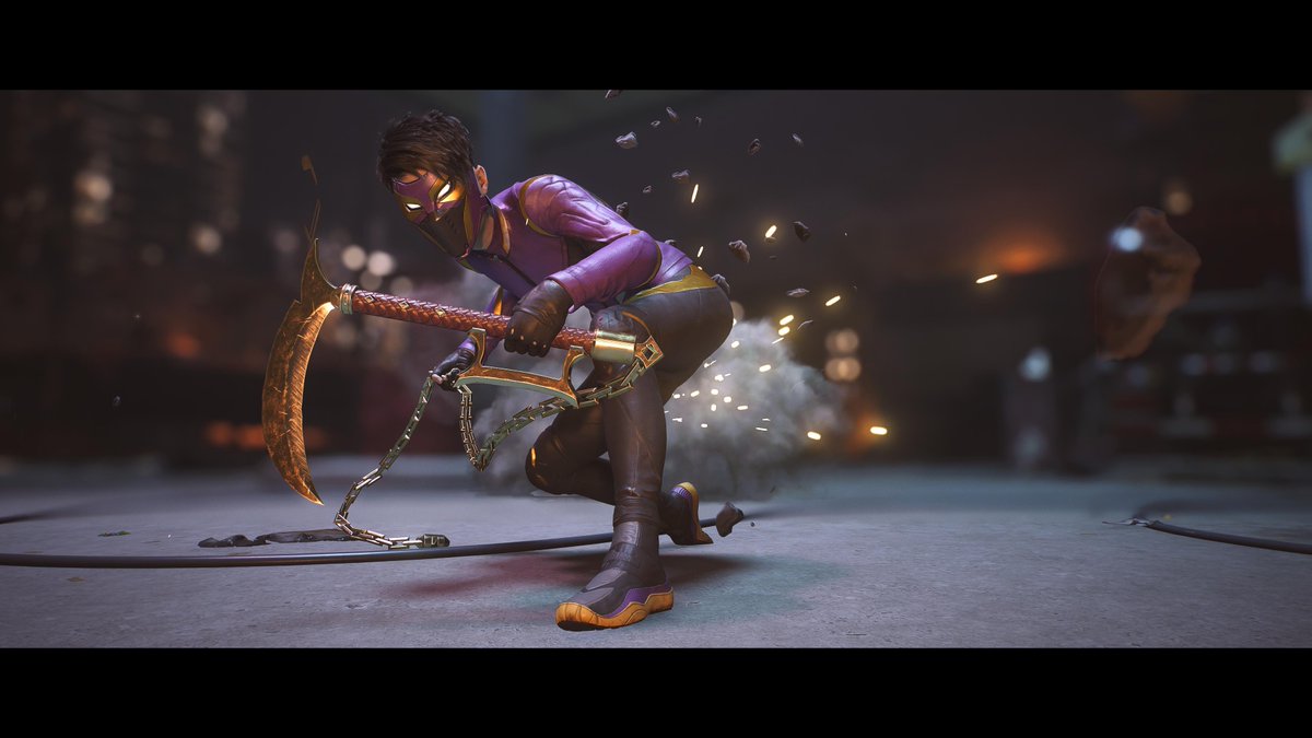 I took in-game screenshots of some of the character assets I worked on at my time at Insomniac Games! Had a blast working there and I'm excited to share more! 🥳🕷️ #SpiderMan2 #characterart #gamedev 

 artstation.com/valentinerbuke