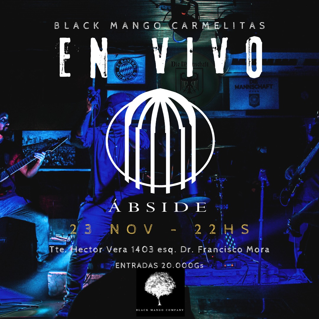 absidepy's tweet image. Ya que nos quedamos con las ganas de seguir compartiendo con nuestros amigos! Nos vemos el próximo jueves 23 de noviembre en Black Mango Pub/Bar. 

💵 Entradas: 20.000gs
🕙 Convocatoria: 21hs.

¡Esperamos verlos a todos! 

#abside #rocknacional #rockpy