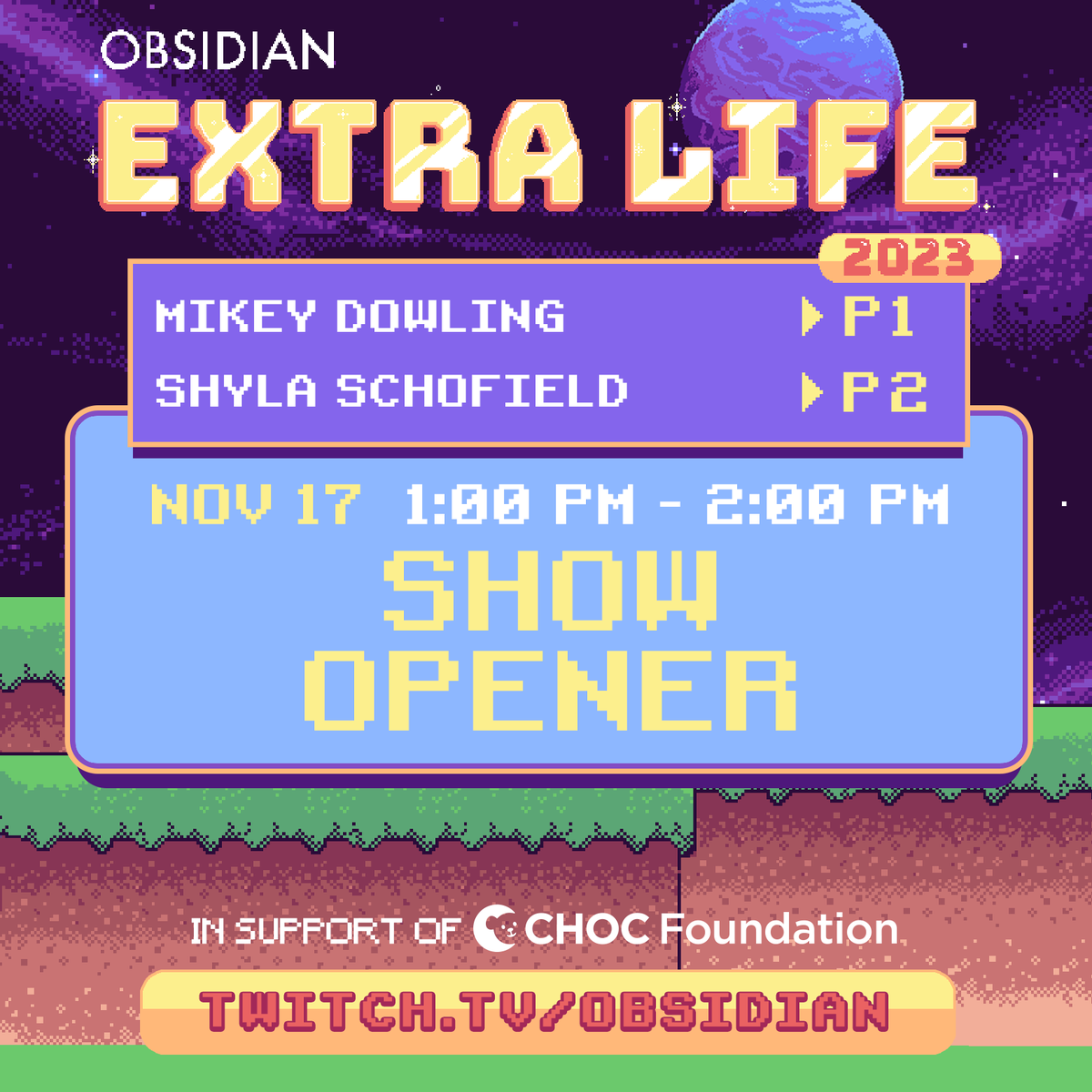 We're LIVE! #ForTheChids

📺 twitch.tv/obsidian