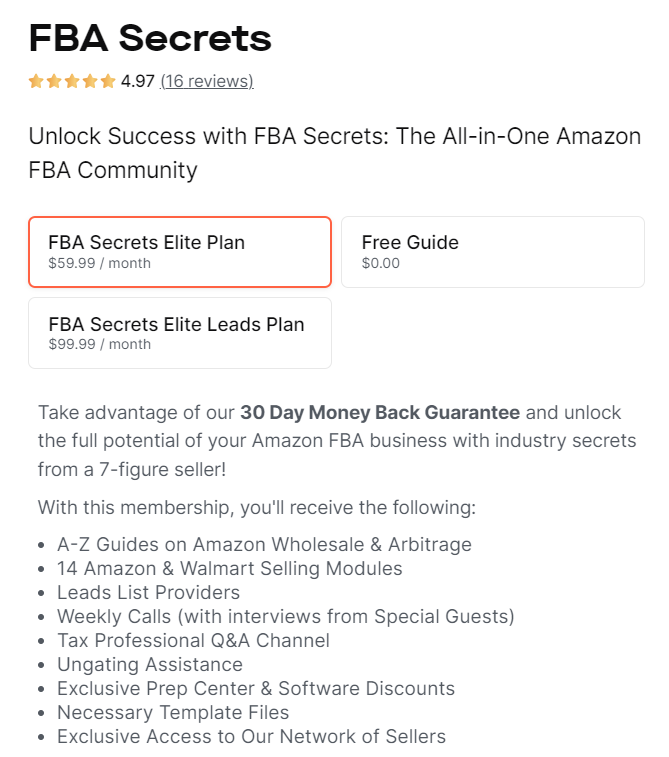 Giving away 1 𝗟𝗶𝗳𝗲𝘁𝗶𝗺𝗲 𝗠𝗲𝗺𝗯𝗲𝗿𝘀𝗵𝗶𝗽 for the FBA Elite Plan (Valued at $3000+)

Here's what you have to do: 

𝗥𝗲𝘁𝘄𝗲𝗲𝘁 this tweet 🔁

𝗙𝗼𝗹𝗹𝗼𝘄 @TonaFBA

Comment “𝗟𝗶𝗳𝗲𝘁𝗶𝗺𝗲”

Will be announced Sunday!