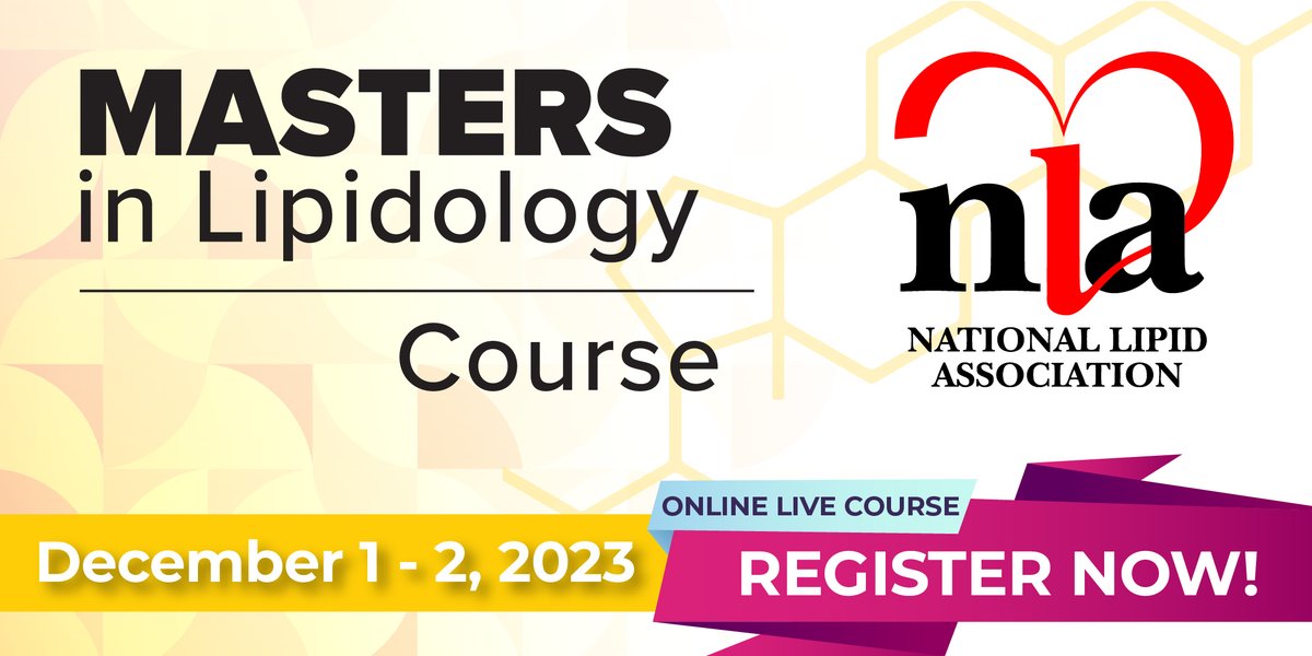 Join our experts live from your home for 2 full days, lecturing on advanced concepts & guiding participants through learning scenarios that provide tools & skills to further advance personal standards of practice @lipiddoc @dan_soffer @carolkirkpat3 lipid.org/masters