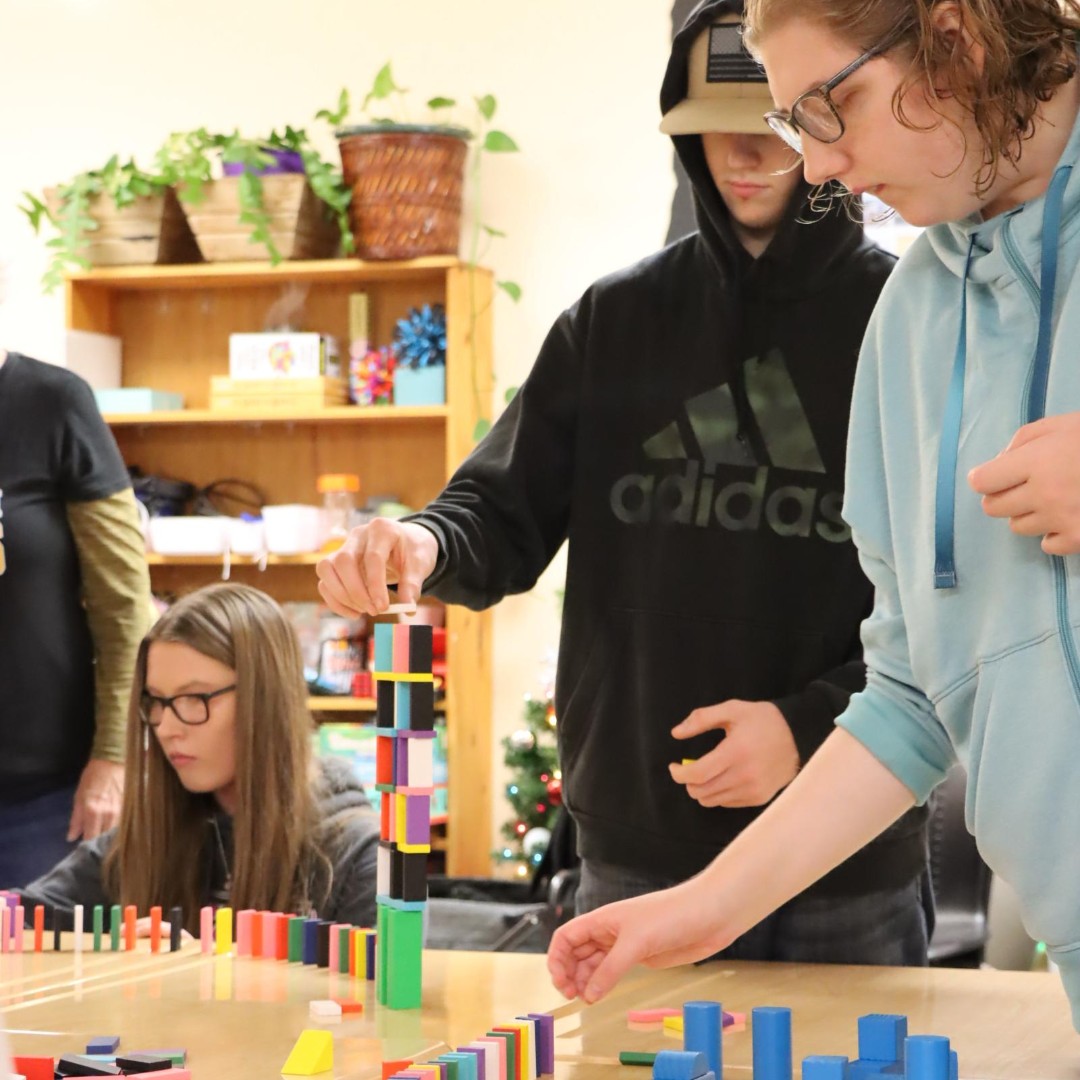 Our STEAM FTW students at Philomath High School just aced a collaborative class-wide domino track project! From #engineering precision to artistic flair, their teamwork turned a simple learning tool into a masterpiece of STEAM ingenuity.

 #STEAMFTW #STEMOregon