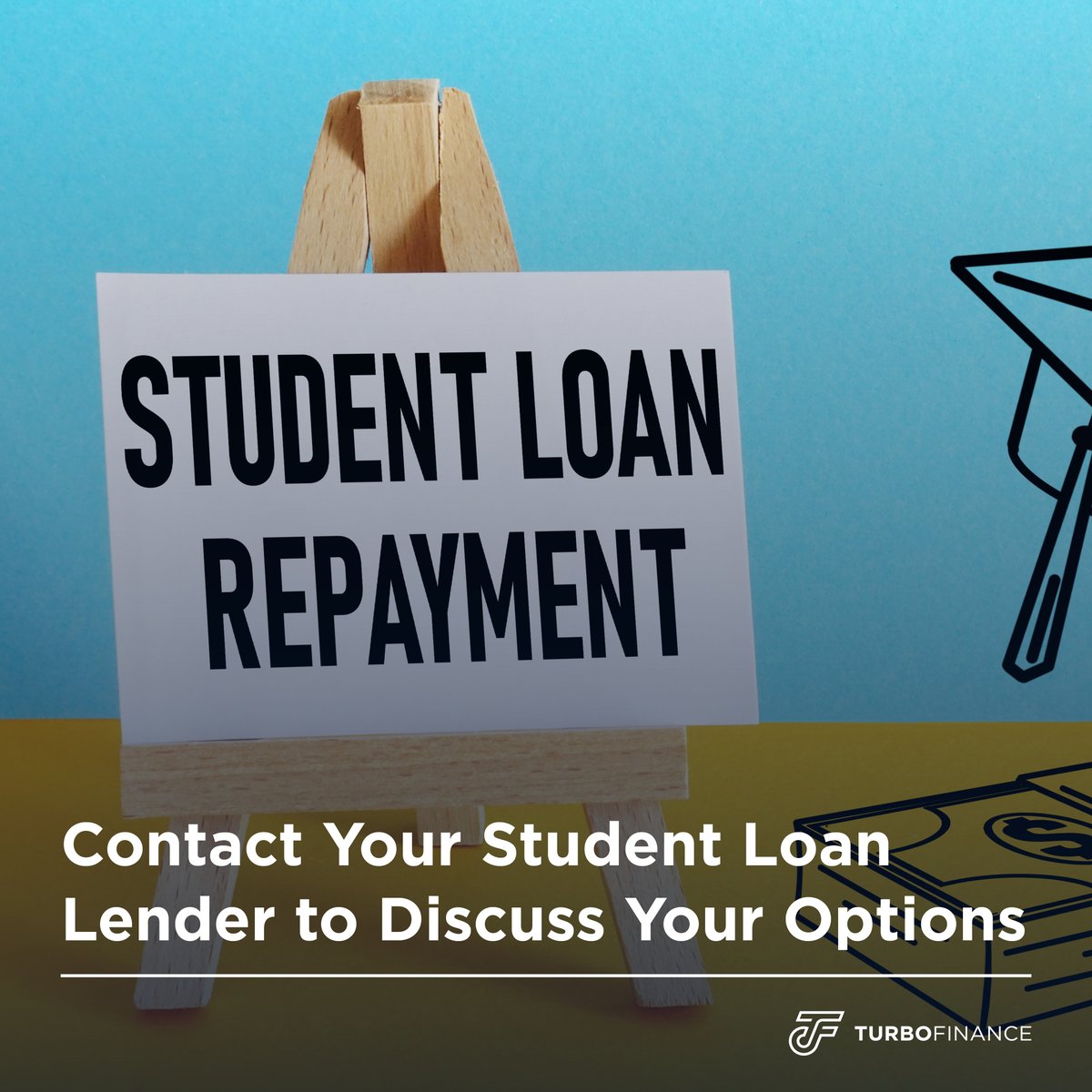 TheTurboFinance's tweet photo. Unlocking Student Loan Solutions: Contact Your Lender Today! 📞🎓

Your private student loan journey can be clearer with a conversation. Reach out to your lender to discuss your unique situation and explore the available options. https://t.co/9sFcdndv1e