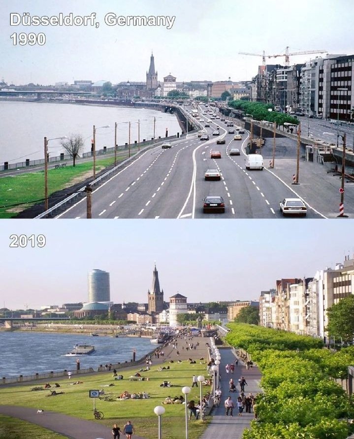 Düsseldorf 1990   vs   Düsseldorf 2019