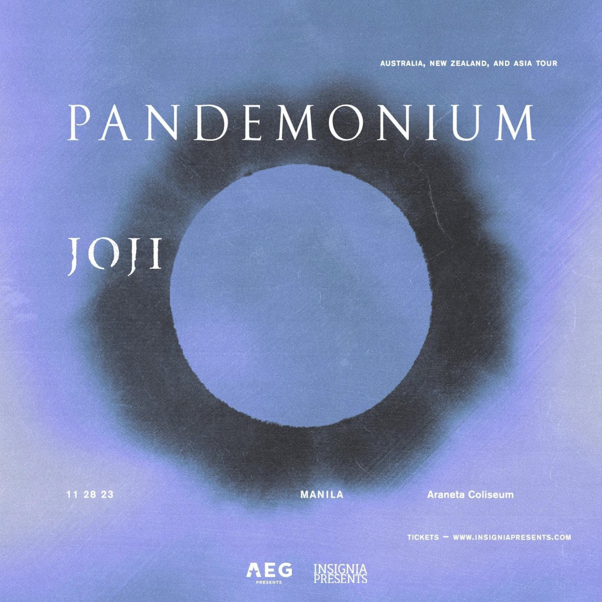 Zeth______'s tweet photo. LFB WTS!

Joji Pandemonium Tour

2 VIP Pandemonium VIP (eticket)
2 VIP Standing (eticket)

Slightly below srp
PAYO
Can meet up for live sending of tickets 

rfs: conflict of schedules
dm me https://t.co/69wPZEuja8