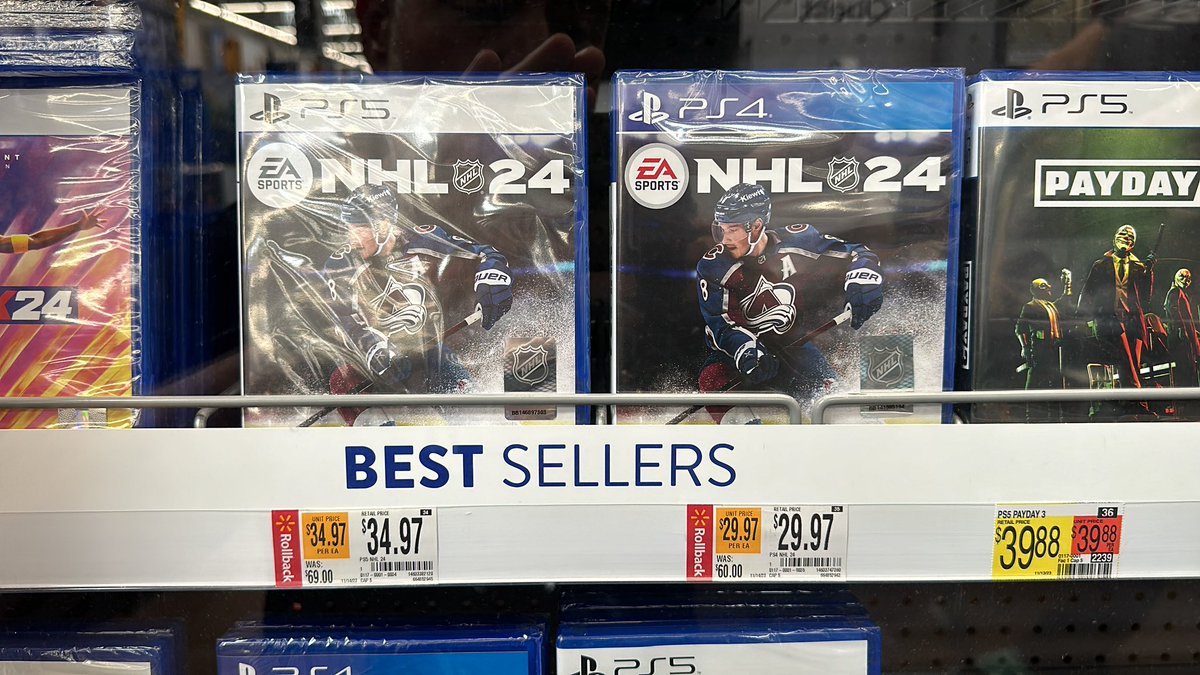 Sports game of the year NHL 24 is on sale at Walmart

#nhl24