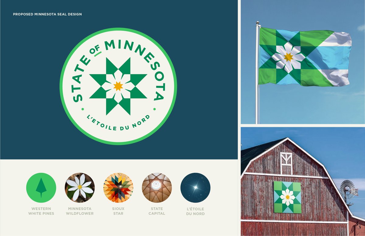 AllanPeters's tweet photo. Here are the 3 state seals that I submitted for the Minnesota State Seal redesign project. S63 S78 and S160 - Please leave a comment on the State site if you'd like to see one of these represent MN. https://t.co/crbVxNwX9s https://t.co/U8mJPjE7zz