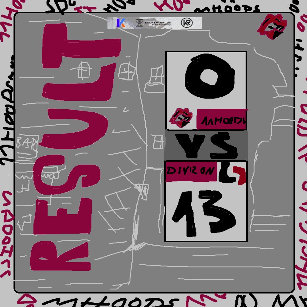 Schade <a href="/DIVIZONgg/">DIVIZON</a> zeigt uns deutlich den Klassenunterschied. 🤨

Wir verlieren 0-13 auf Ascent und sind somit raus aus dem Qualifier. 😐

<a href="/quackvlr/">Quack</a> hat uns die neue Grafik ready gemacht!

GGWP 

#BEONE 🥷