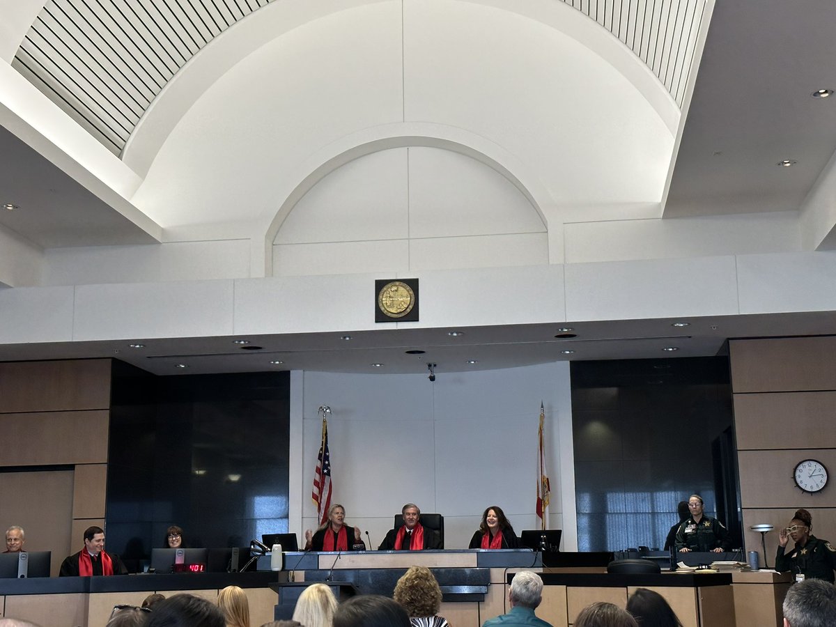 15thCircuit's tweet photo. Today was a special day! In honor of #NationalAdoptionDay, we celebrated 12 families and 17 children (ranging from 10 months to 17 years old), who were officially united with official adoption proceedings. 

Congratulations to all of the families on this momentous day! 🎉❤️ https://t.co/mZrFdl5AEo