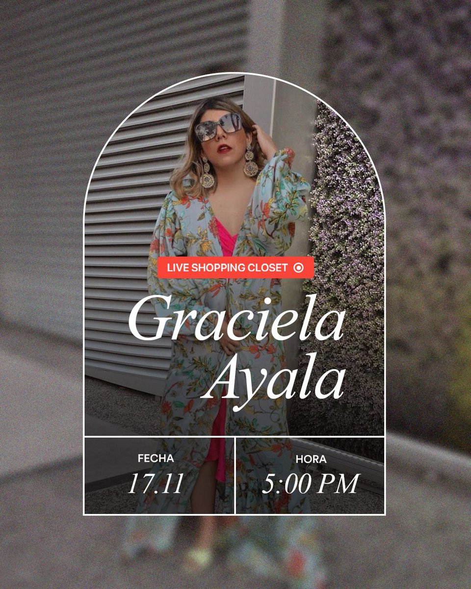 No se pierdan hoy a las 5 pm mi live Shopping en Instagram con <a href="/vitrinnea/">Vitrinnea</a> habrá sorpresas y descuentos instagram.com/gracielaayalao