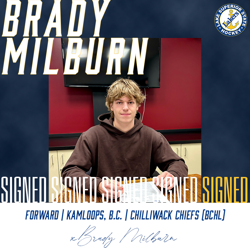 Brothers are like glue, they stick together. No seriously, soon we'll have all 3 Milburn brothers in the Soo!

Brady Milburn is officially a Laker! Welcome to the fam, littlest Milly! We're thrilled to welcome the <a href="/Chiefs_Hockey/">Chilliwack Chiefs</a> forward home to his brothers soon.