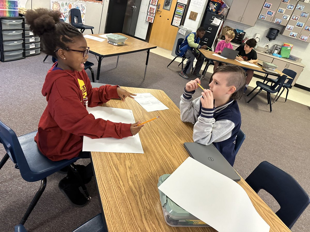 instruct2learn's tweet image. 4th graders solved some mathological liar cases today during our extension block. Next, they made their own by creating a crime, and then giving each suspect an alibi with false and/or true math equations, so their fellow detectives could solve. @VaughanRockets #SOARon