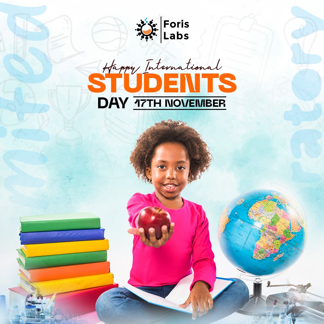 ForisLabs's tweet photo. Happy International Students' Day! 

Cheers to the vibrant minds shaping the future! 

Here's to the students who dream, explore, and inspire. Keep reaching for the stars – your potential is limitless! 

 #InternationalStudentsDay #KnowledgeIsPower #FutureLeaders #forislabs https://t.co/Y99bfmhzSj