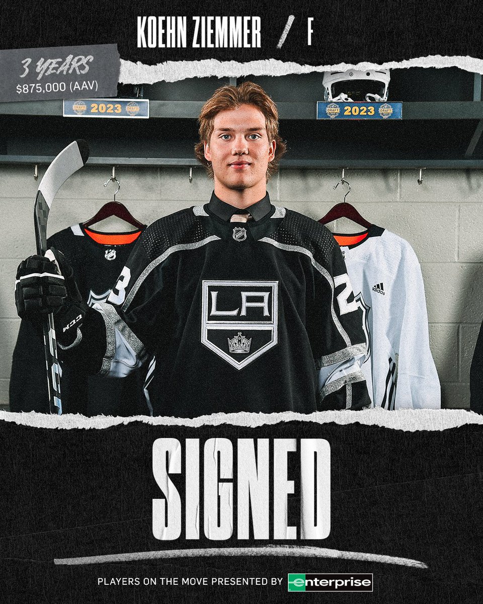 SIGNED ✍️ We've signed Koehn Ziemmer to a 3 year entry level contract! 📰 bit.ly/46lY6Pw