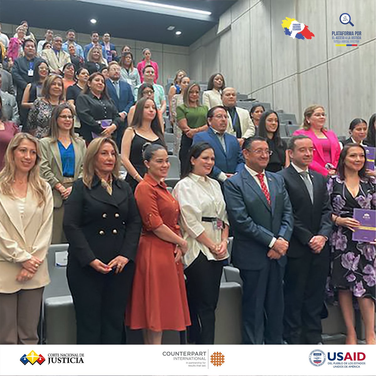 FHE_Justicia's tweet photo. En el #DiaInternacionaldelaEliminaciondelaViolenciaContralaMujer ratificamos nuestro compromiso #JusticiaConPerspectivaDeGenero

Gracias a @CounterpartEc y @USAIDLAC apoyamos la socialización del Manual Perspectiva de Género en Actuaciones y Diligencias Judiciales @CorteNacional https://t.co/M2AsBdsZdd