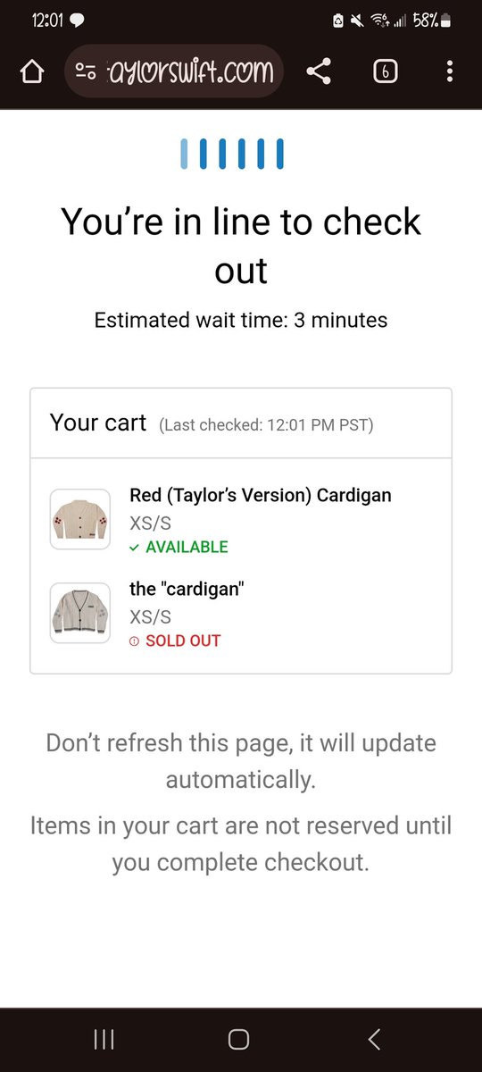 VintageJewels13's tweet photo. @taylornation13 Keep ignoring your fans who are experiencing REAL depression at this moment.  Do you realize how yesterday and today has affected our mental health? Do you know how it feels to have your hopes ripped from your cart in 27 seconds? WE DO! We want our cardigans! https://t.co/YeEBFSVTGC