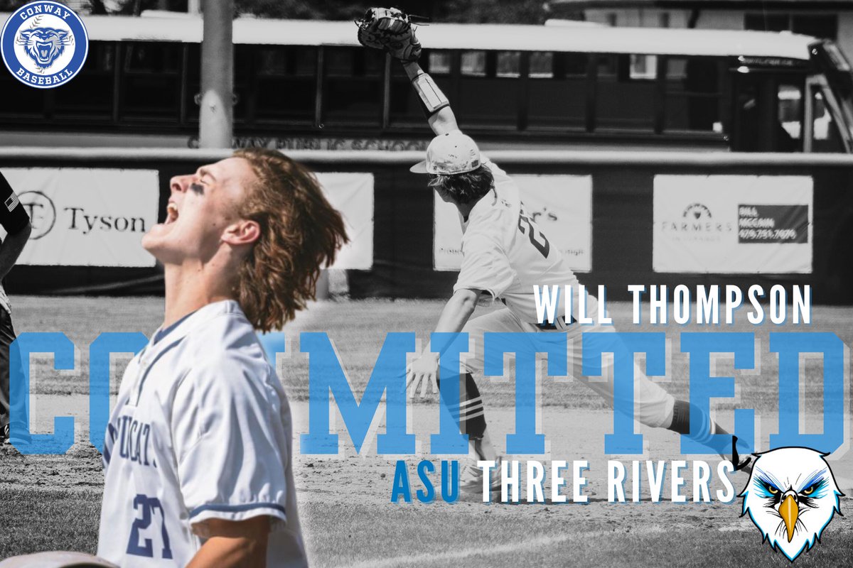 I am excited to announce that I will be continuing my academic and baseball career at ASU Three Rivers. I would like to thank God for this opportunity as well as everyone who has been apart of my athletic journey. #flyeagles #win
