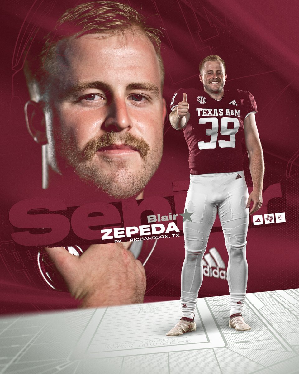 AggieFootball's tweet photo. 3️⃣9️⃣ @blairrzzepeda https://t.co/RdRyQhnlBY