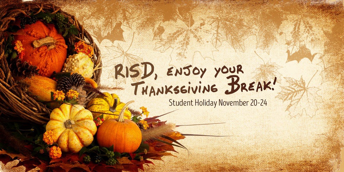 Have a wonderful, safe, and restful holiday. Can’t wait to see y’all again on Monday, Nov.27th!