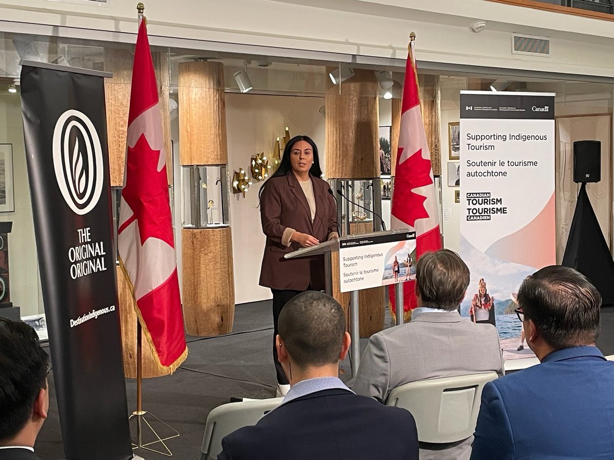 Today, Minister Ferrada launched the Micro & Small Business Stream of the Indigenous Tourism Fund, reinforcing the #GoC’s commitment to support and enhance the #IndigenousTourism sector in Canada. #CdnTourism