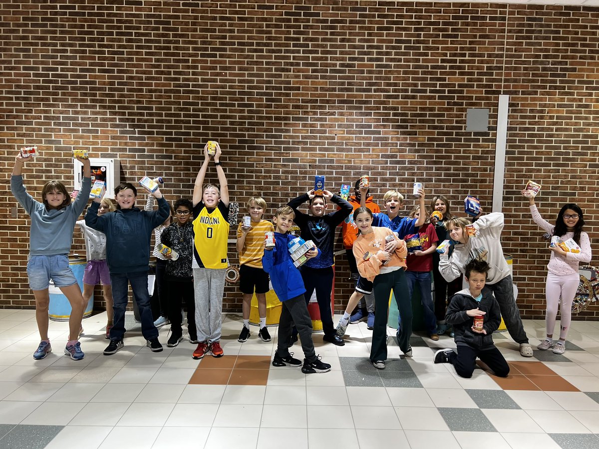 Thank you all of the FDE families for your contributions to our Student Council food drive. Together we donated more than 1250 item to the Hamilton County Harvest Food Bank! <a href="/ForestDaleElem/">Forest Dale Elem</a> <a href="/myccs/">Carmel Clay Schools</a> <a href="/fdefalconspto/">Forest Dale PTO</a>