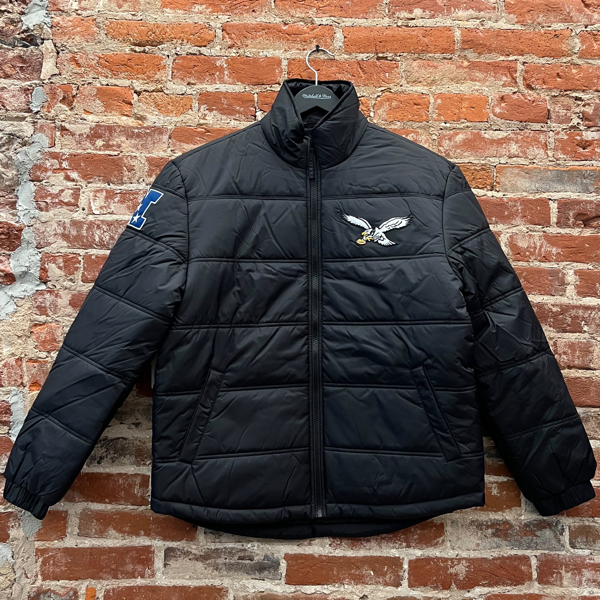 Mitchell Ness Flagship Store on X FlyEaglesFly Friday mitchell ness is coming through in the clutch for that cold weather here in philly NEW mitchell ness Eagles Puffer Jackets are available now