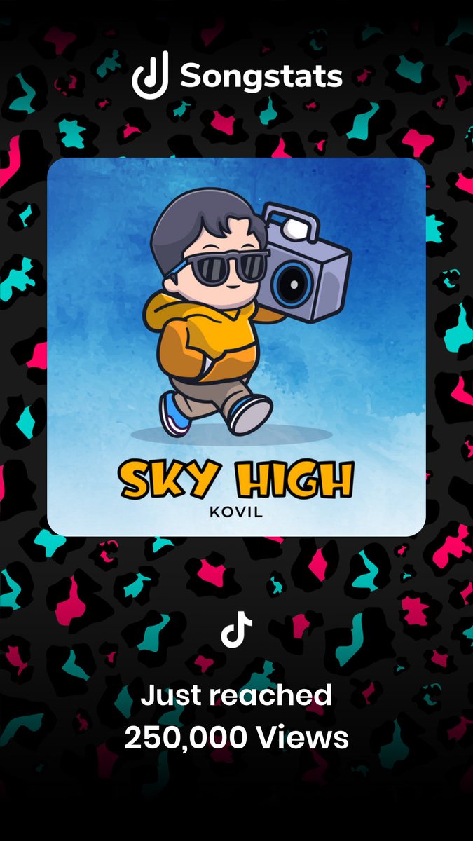 SKY HIGH just passed 250k plays on TikTok!! 📈🔥 #trending