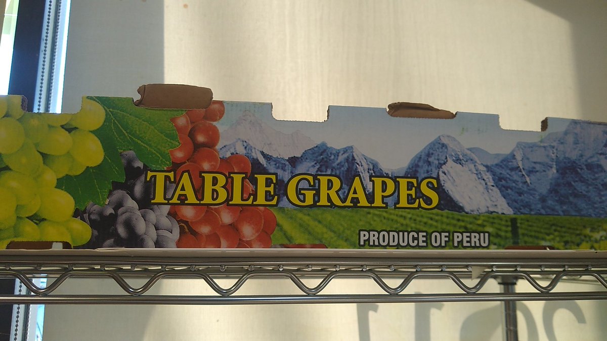 No, honey those grapes aren't for eating. They're