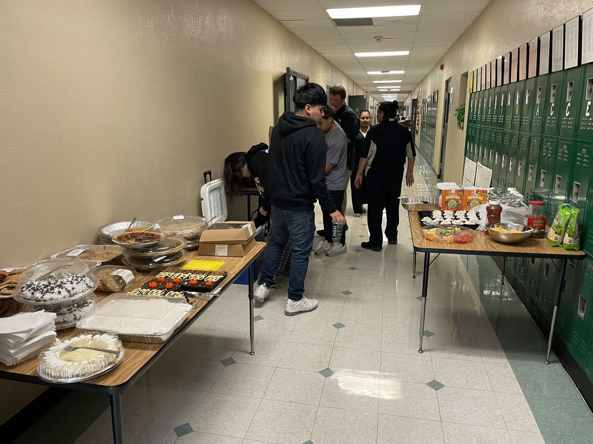 MBLC_SISD's tweet photo. MBLC Thanksgiving Luncheon! Our largest one yet!! Thank you to everyone who joined us. #Grateful #MBLCStrong @SeguinISD 🦃🤍 https://t.co/aFTJdjoQeA