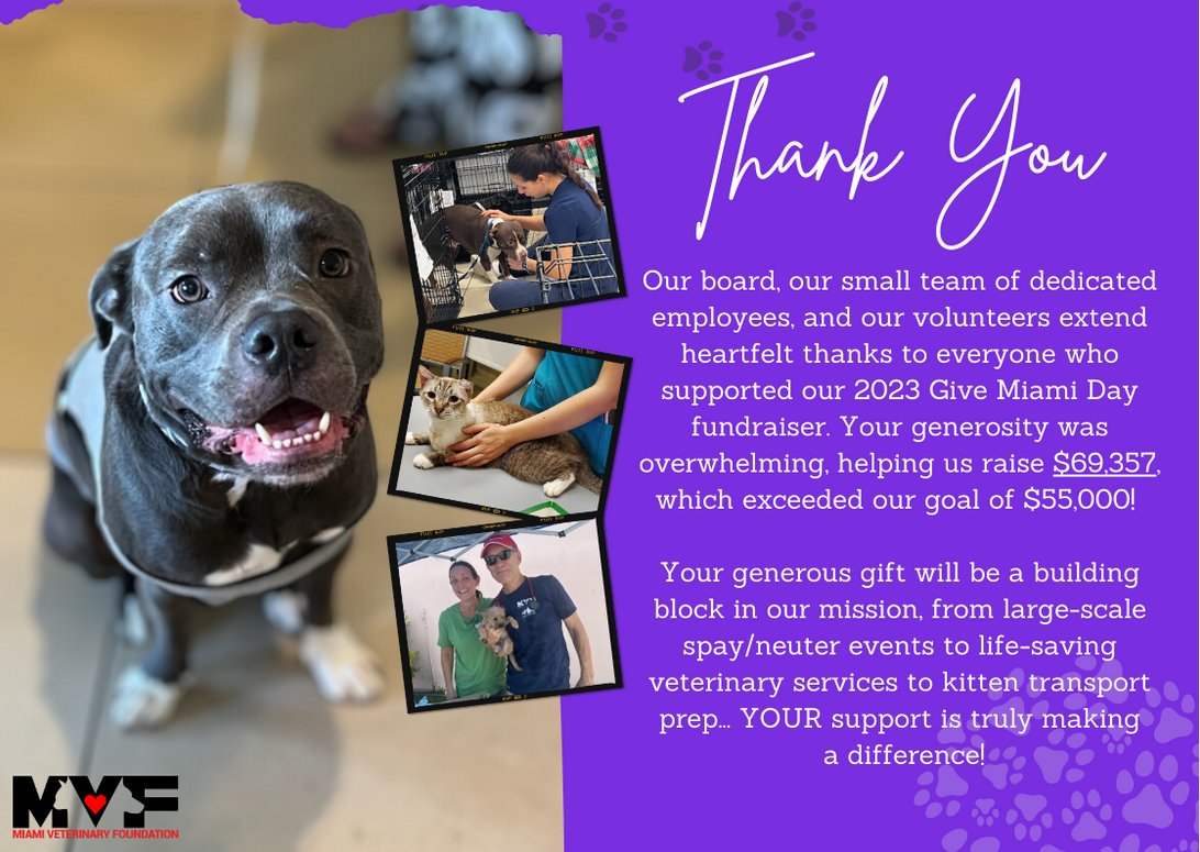 MiamiVetFoundation tweet media