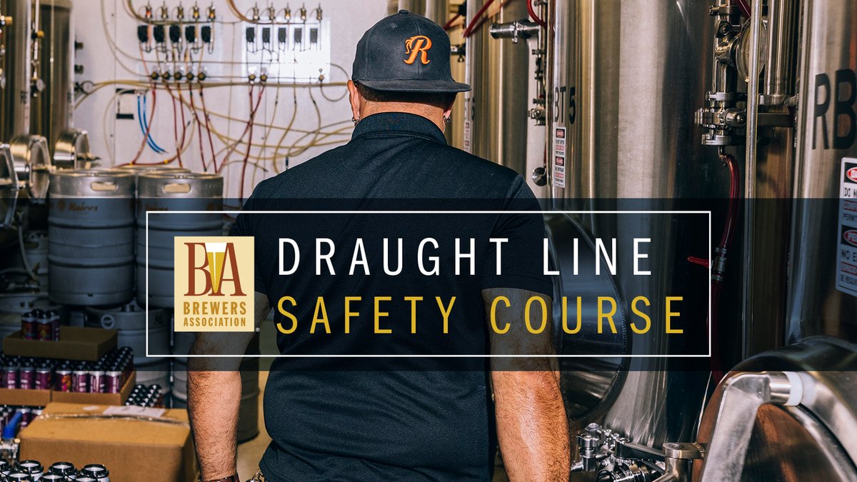 Sign up for the newly improved draught line safety course—self-study training that can be completed in just one hour—and take advantage of the 25% off member discount! brewersassociation.org/edu/online-cou…