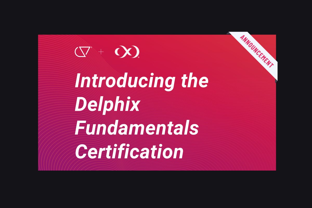 Certiverse turns learning into leverage! We're so excited to help bring the new Delphix Fundamentals #Certification Exam to aspiring professionals using #Delphix #DevOps Platform. 
community.delphix.com/discussion/int…