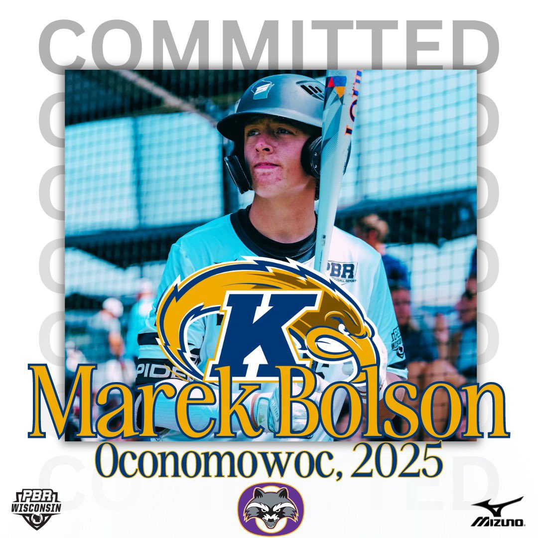 C Marek Bolson (Oconomowoc, 2025) commits to Kent State. Bolson is a left-handed hitting backstop that put together a strong summer and was a member of #TeamWisconsin🧀 at the #PBRFG23. 👤PROFILE: loom.ly/1Ed694Y