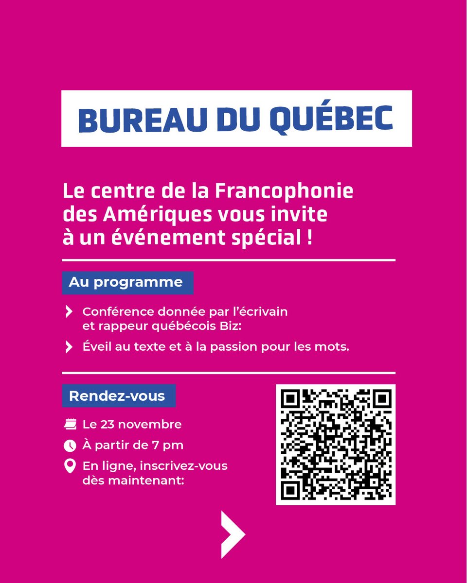𝑷𝒓𝒐𝒇𝒆𝒔𝒔𝒆𝒖𝒓𝒔 𝒅𝒆 𝒇𝒓𝒂𝒏𝒄̧𝒂𝒊𝒔 𝒅𝒆 𝑪𝒐𝒍𝒐𝒎𝒃𝒊𝒆
Nous vous convions à des conférences bien spéciales à l'occasion de la journée internationale des professeurs de français.