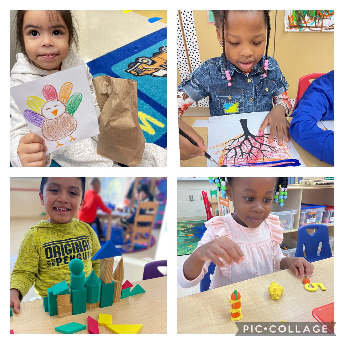 MrsWilhelm's tweet photo. Pre-K Specials were so much fun this week! STEM building challenges, turkey songs, art creations, and letter games! 
@ParsonsSchool 
@NBTPreschool https://t.co/uH89R1EmGs
