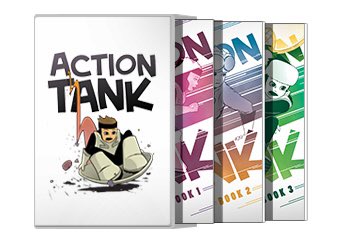 Is that… The Action Tank trilogy BOX SET?!

Am I dreaming? No, I’m not! 

Only available through the Action Tank 3 KICKSTARTER campaign, which is running right now!

Help me make this glorious thing a reality by locking in your copy now at ACTIONTANK3.com