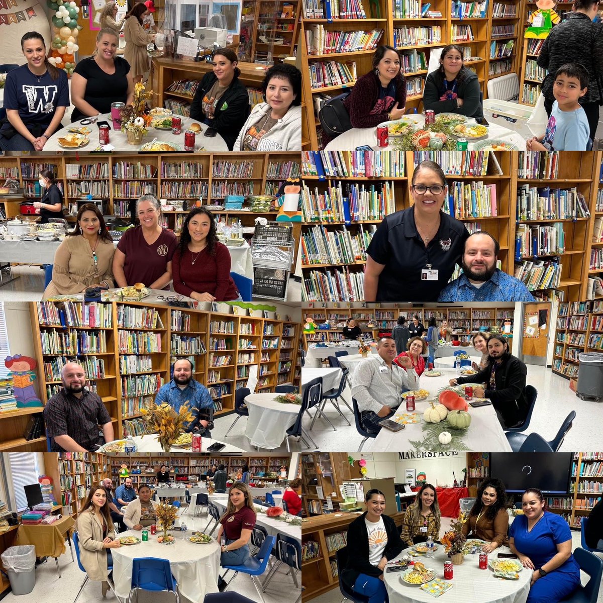warriors112's tweet photo. We are sooo thankful for our Wilson family and our Warriors! Thank you to all our staff for giving their all to our students. Special thanks to Smokin' Moon BBQ &amp; Beer Garden and Chef Ceaser for catering our turkey 🦃 @Erikardz11G @Karime_Flores7 https://t.co/0iR2GeoBCM
