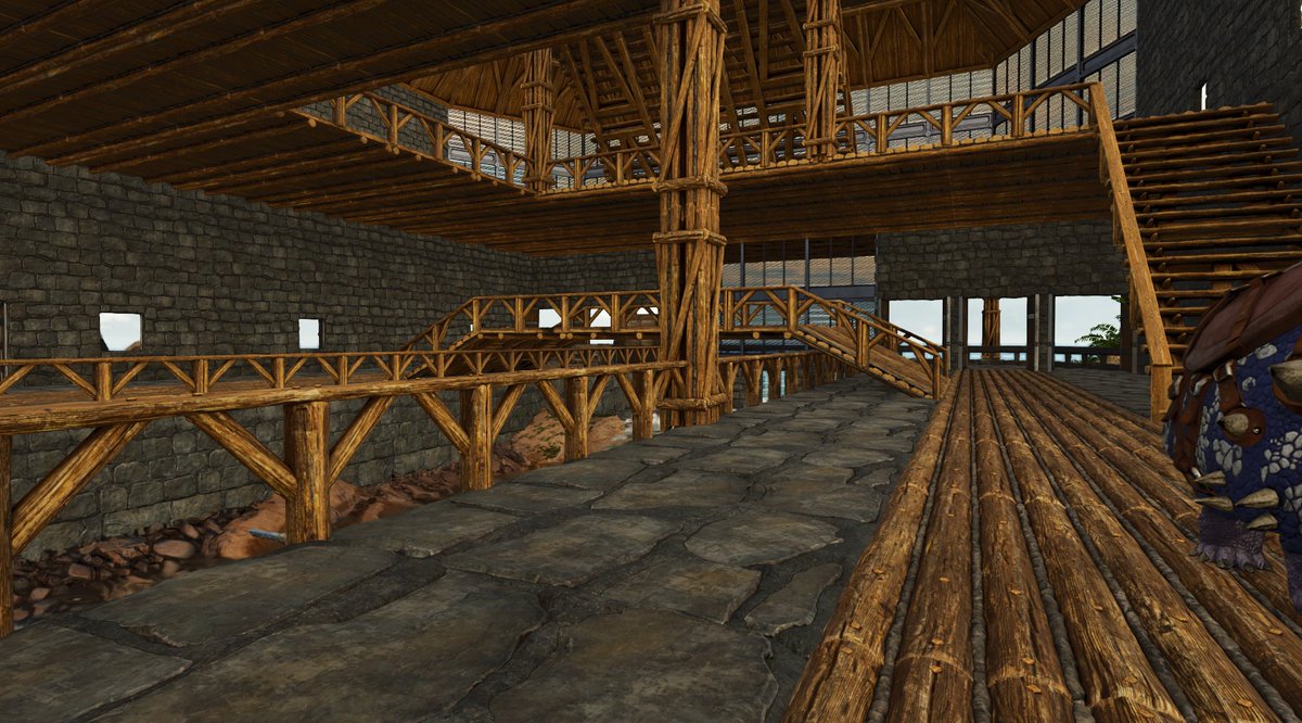 NJSNico's tweet photo. This is like the 5th base I've built in ASA, the server is littered with deserted buildings at this point lol, but god damn i like this one so far. https://t.co/PSIRfyeOSh
