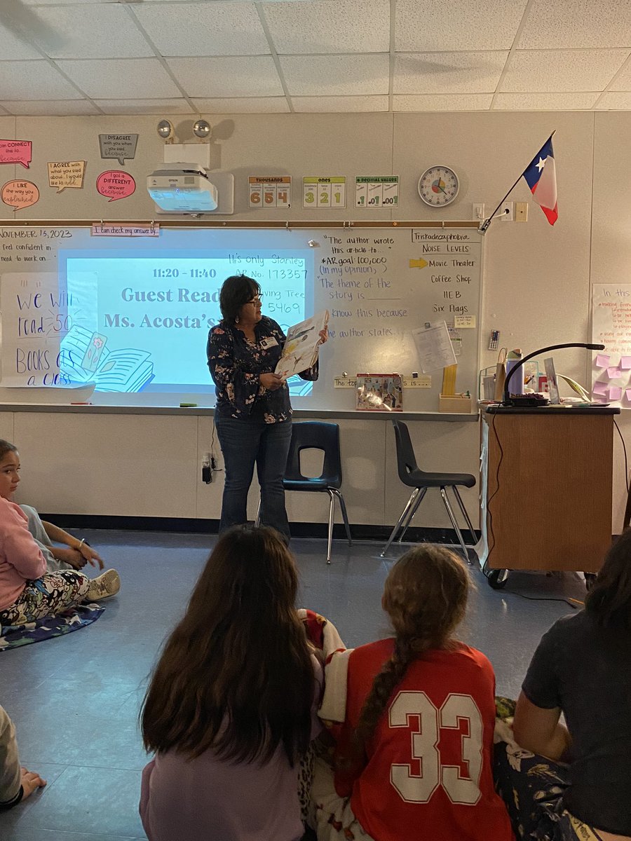 MsAcostaLISD's tweet photo. So thankful for my family for coming to be guest readers today 💕
We loved hearing the stories they had to share &amp; can’t wait to have them read to us again!
#NAVProud https://t.co/TbY9GLEmTs