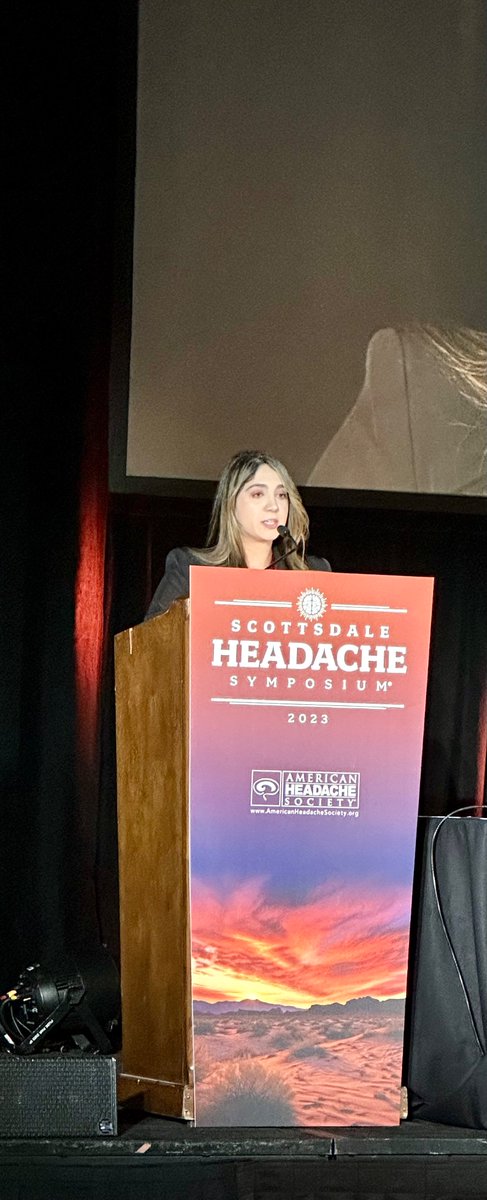 Congratulations Dr. Vanood on your Frontiers in Headache Research Award! @ahsheadache @MayoClinicNeuro @mayoneurores #AHSAZ