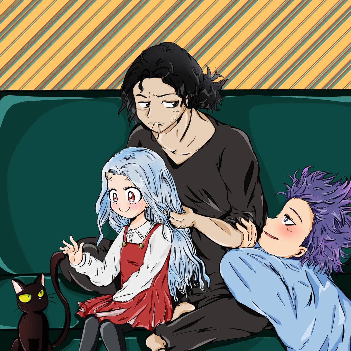 Hello friends :D  Here is my second art piece for
<a href="/DadZawaBang/">Dad Zawa</a>
!!! My partner for this one was the incredible
<a href="/bogganafterdark/">Boggan After Dark</a>
so please please show them lots of love for their wonderful fic linked below! <3<3<3
archiveofourown.org/works/51657688

#bnha #ao3 #art #dadzawa