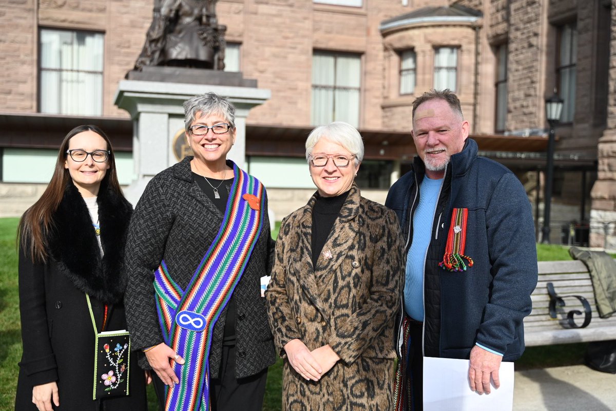 et la défense des droits linguistiques francophones et des droits des Métis. Ce fut un privilège d’être avec la <a href="/MetisNationON/">Métis Nation of Ontario</a> pour son 30e anniversaire. (2/2)
