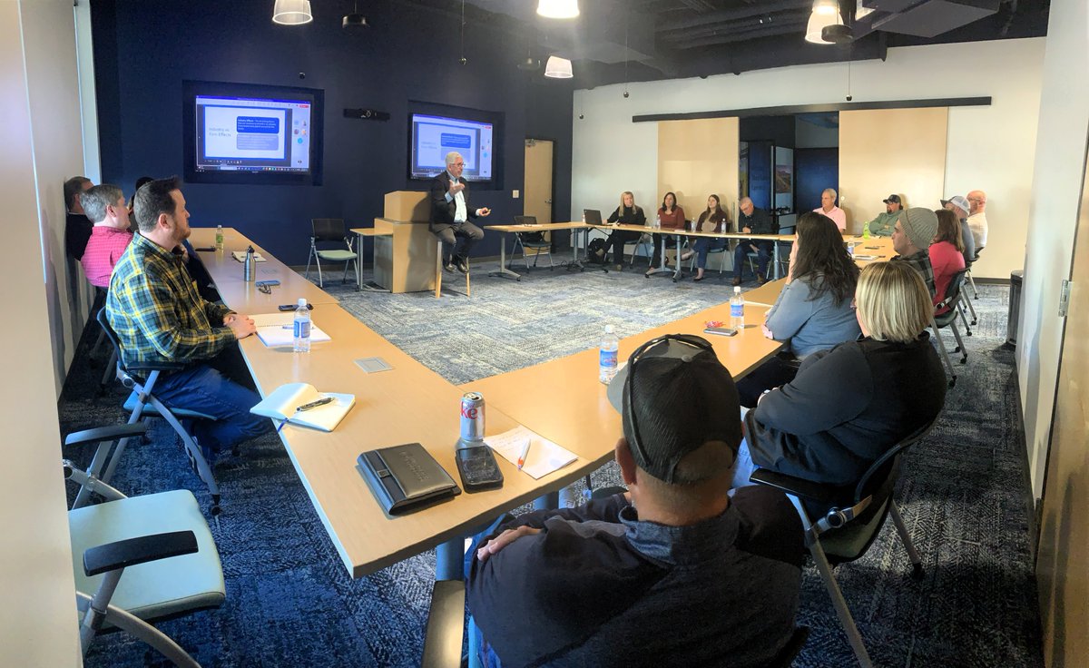 Dr. Bob Kelley from <a href="/pureculture/">Dr. Bob Kelley</a> led a "Managing at the Speed of Change" workshop yesterday for the MBC team. It was a dynamic experience where our team learned and practiced using critical thinking and adaptability skills.