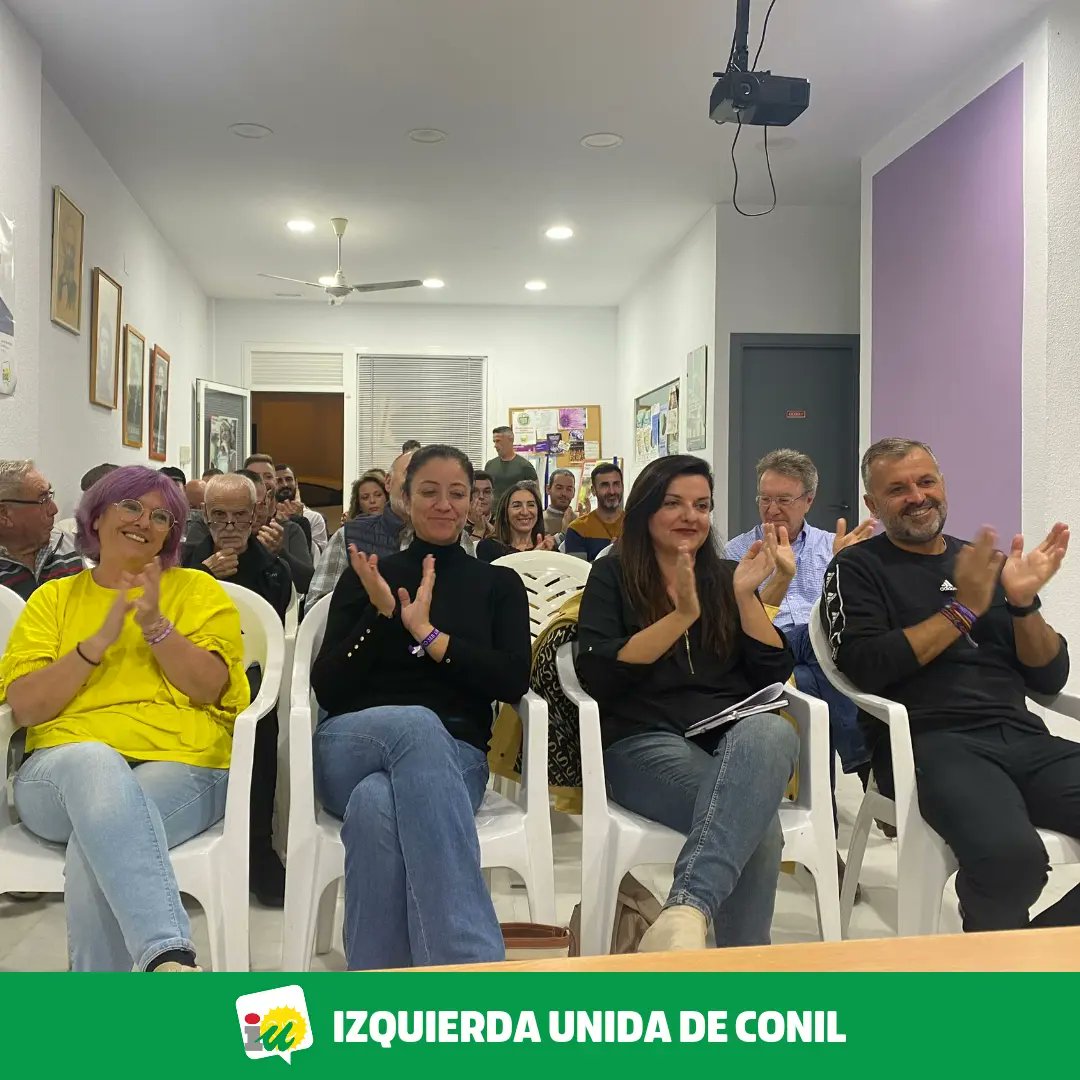 IUConil's tweet photo. 🗳️ ELECCIÓN DE LA NUEVA COORDINADORA LOCAL

Hoy se ha hecho oficial la renovación de la coordinadora de #IUConil, que estará encabezada por Anabel Moreno, tras haber sido ratificada por la asamblea.

✊🏼 ¡Orgullo de compañeros y compañeras! https://t.co/l0yqkdS3tJ