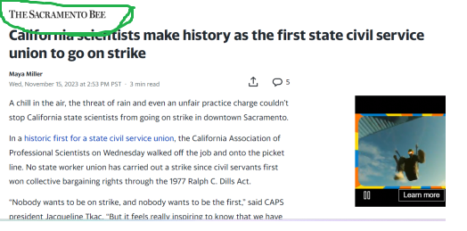 capsscientists's tweet photo. Day 3 of the #DefianceForScience strike is well underway! This week History has been made. The Strike  efforts have caught the attention of  various news and media outlets! #ValueScientists #PayEquity Keep the pressure on ! https://t.co/suwpgw4MJ6