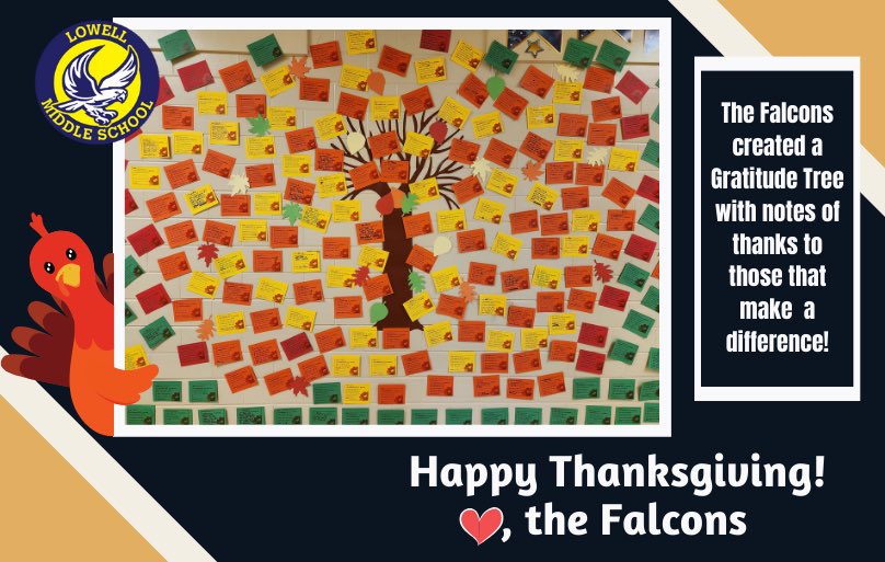 We love our falcons!  Have a wonderful Thanksgiving break!  We will see you all on Monday November 27th! 🦃 🍁